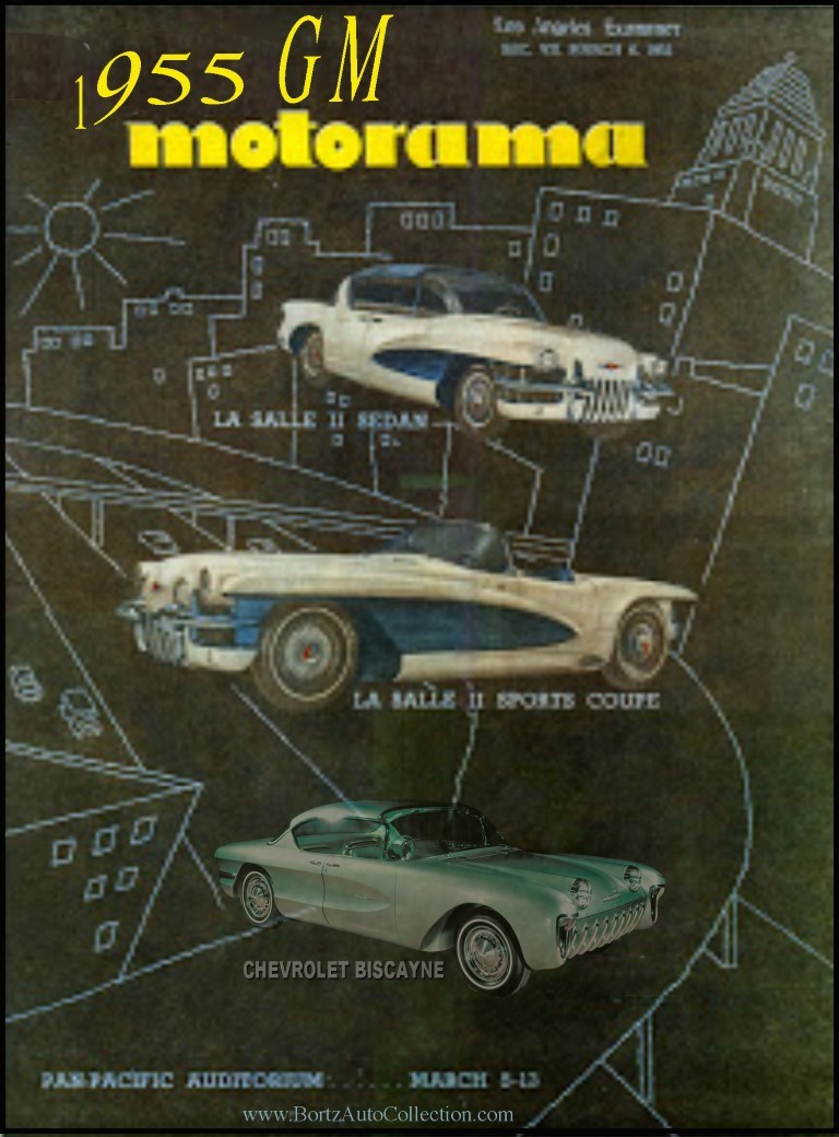 Poster from General Motors Motorama LA show